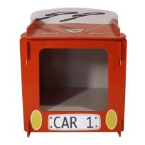 Racing Car Bedside Cabinet In Red