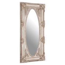 Marseilles Wall Bedroom Mirror In Champagne Oval Frame