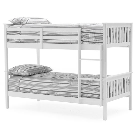 Selex Wooden Bunk Bed In White