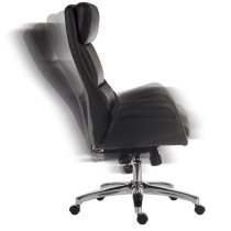 Blasius Reclining Executive Office Chair In Black PU