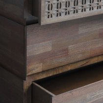 Bahia Wooden Chest Of 4 Drawers In Brown