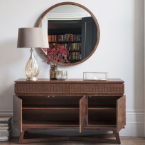 Bahia Wooden Sideboard With 3 Doors In Brown