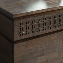 Bahia Wooden Sideboard With 3 Doors In Brown