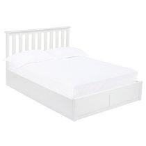 Orpington Wooden King Size Bed In White