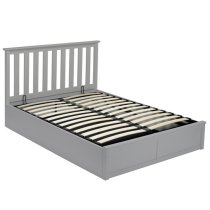 Orpington Wooden Double Bed In Grey