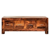 Payton Storage Coffee Table In Sheesham Hardwood With 8 Drawers