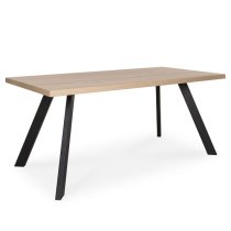 Hurley Dining Table Rectangular In Sonoma Oak And Anthracite