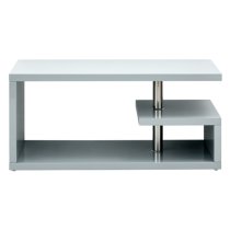 Powick Coffee Table In Grey High Gloss With LED Lighting