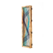 Bettina Wooden 3 Sections Room Divider In Multicolor