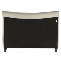 Copen Fabric Super King Size Bed In Warm Stone