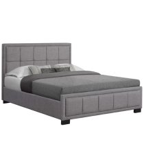 Hanover Fabric King Size Bed In Grey