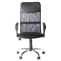 Orland Home Office Chair With PU Headrest In Black