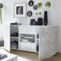 Arlon Sideboard In White High Gloss With 2 Doors