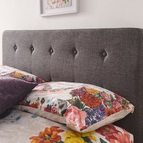 Alkham King Size Fabric Ottoman Storage Bed In Grey