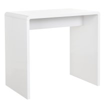 Glacier High Gloss Bar Table Rectangular In White