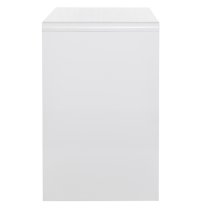 Glacier High Gloss Bar Table Rectangular In White