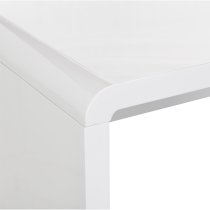 Glacier High Gloss Bar Table Rectangular In White