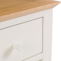 Saadet Two Tone Bedside Table In Low Sheen Lacquer