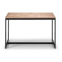 Tacita Dining Table In Sonoma Oak Effect With Black Frame