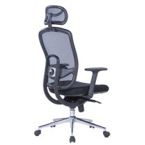 Miamian Fabric Home And Office Chair In Black