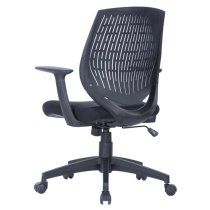 Malabo Fabric Home And Office Chair In Black