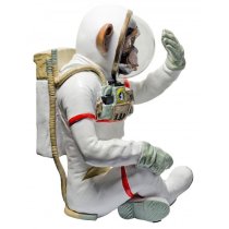 Monkey Astronaut Figurine See No Evil Resin Sculpture