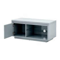 Powick TV Stand In Grey High Gloss With LED Lighting