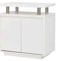 Powick High Gloss LED Sideboard In White