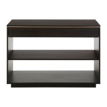 Chalawan Rubberwood Console Table In Black