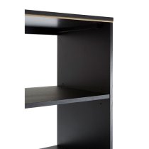 Chalawan Rubberwood Shelf Unit In Black