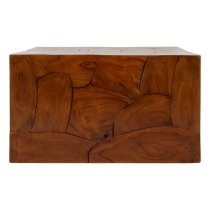 Praecipua Teak Wooden Coffee Table In Brown