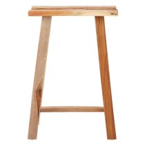 Formosa Recycled Teak Wood Stool In Brown