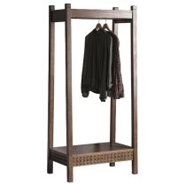 Bahia Wooden Coat Rack In Brown