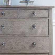 Mestiza Wooden Chest Of 5 Drawers In Natural