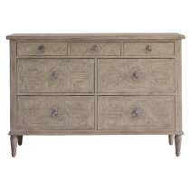 Mestiza Wooden Chest Of 7 Drawers In Natural