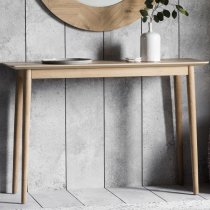 Melino Rectangular Wooden Console Table In Mat Lacquer