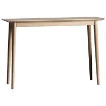 Melino Rectangular Wooden Console Table In Mat Lacquer