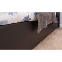 Eltham End Lift Ottoman Double Bed In Black