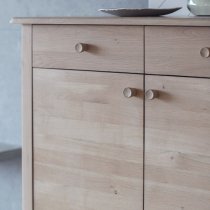 Burbank Wooden Sideboard With 3 Doors 3 Drawers In Oak