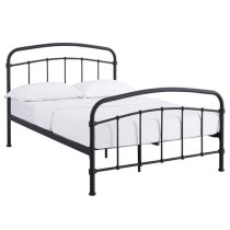 Holston Metal King Size Bed In Black