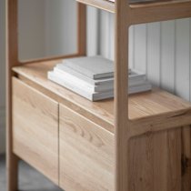 Madrina Wooden Open Display Unit In Oak