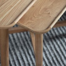 Kinghamia Wooden Nest Of 2 Tables In Oak