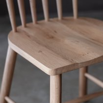 Kinghamia Oak Wooden Dining Chairs In A Pair