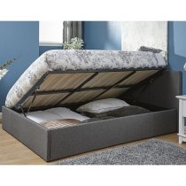 Stilton Fabric King Size Bed In Grey