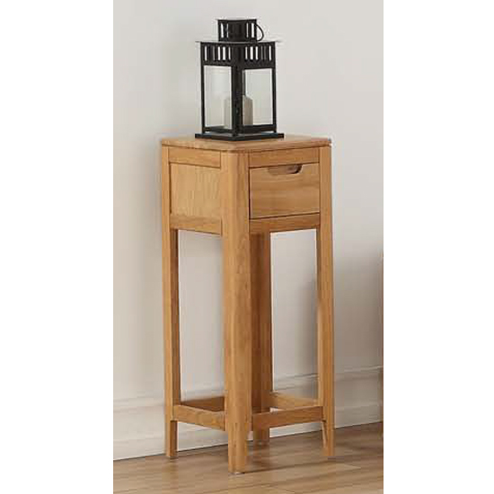 Trimble Wooden End Table In Oak