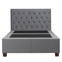 Colognes Fabric Ottoman King Size Bed In Grey