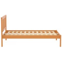 Danvers Wooden Low End Double Bed In Antique Pine