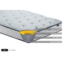 Silvis Air Open Coil Single Mattress In White