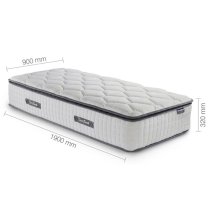 Silvis Bliss Memory Foam Single Mattress In White