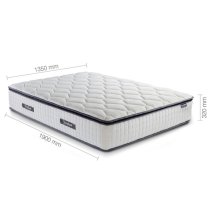 Silvis Bliss Memory Foam Double Mattress In White